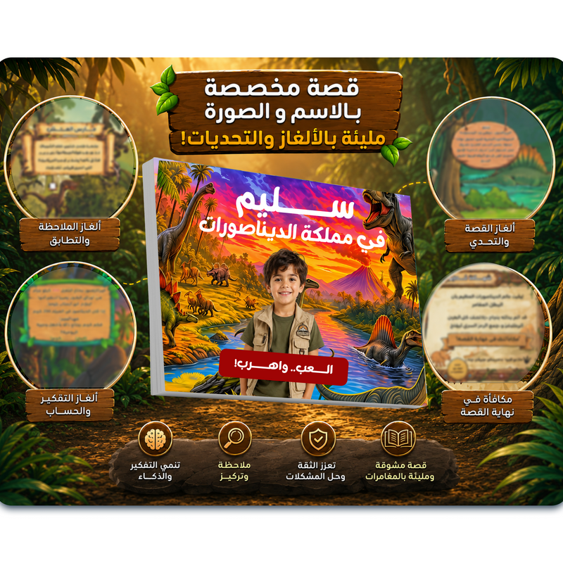 لعبة عن الديناصورات
