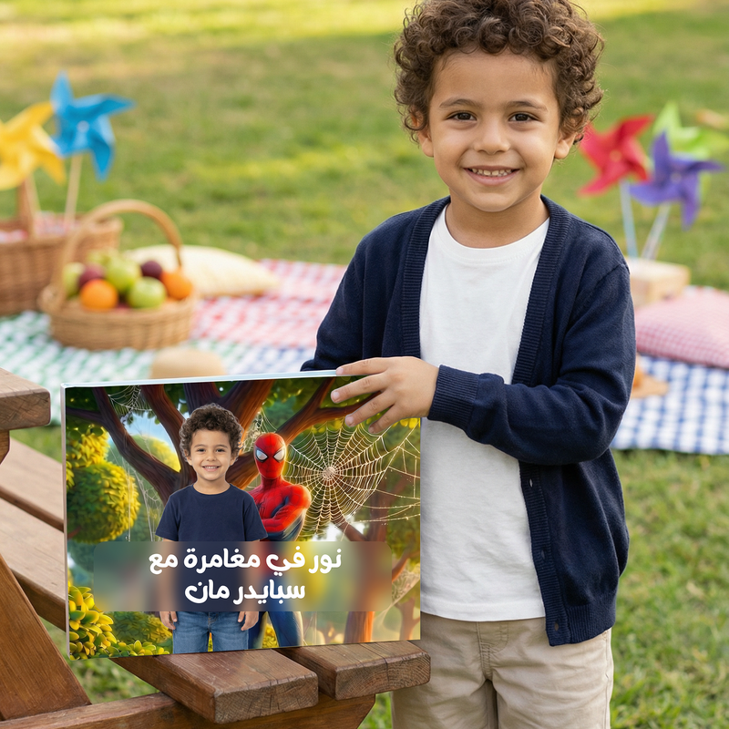 أحمد في مغامرة مع سبايدر مان 